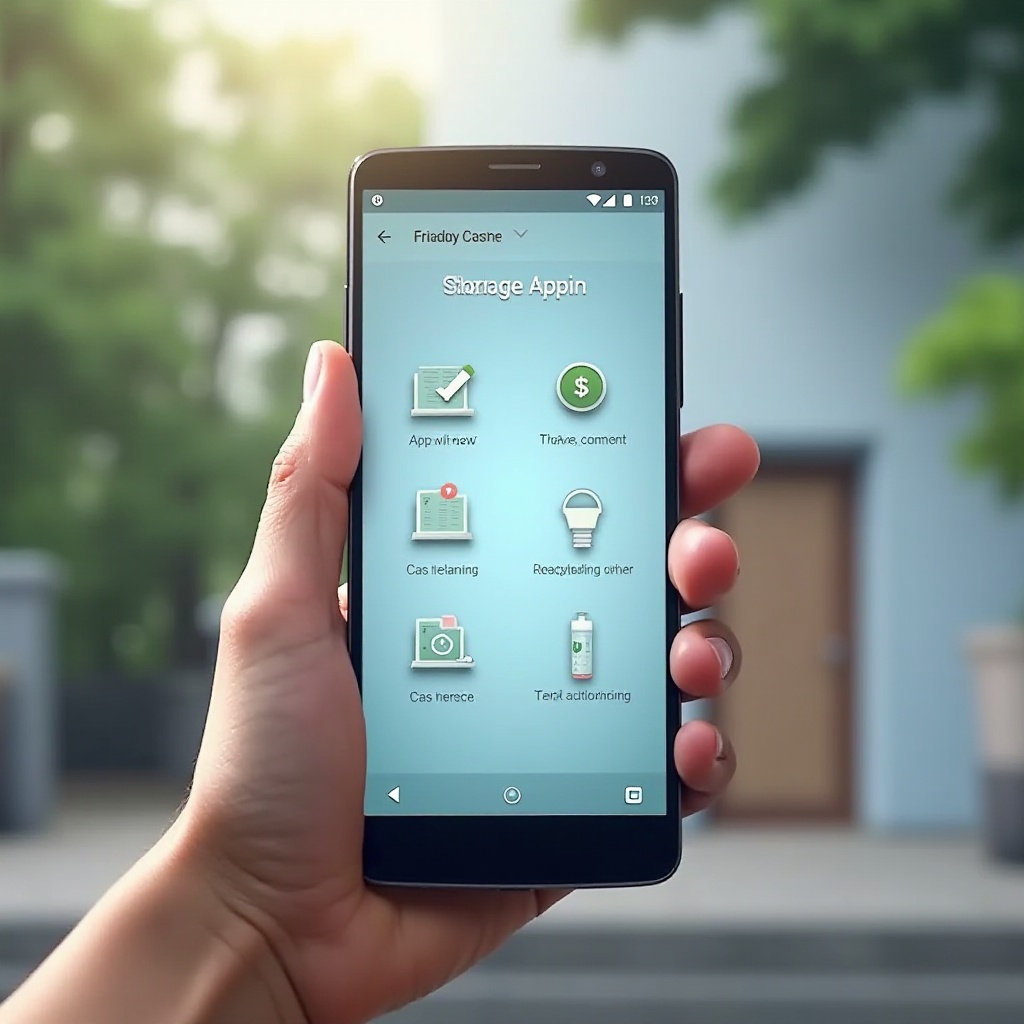как освободить место на android