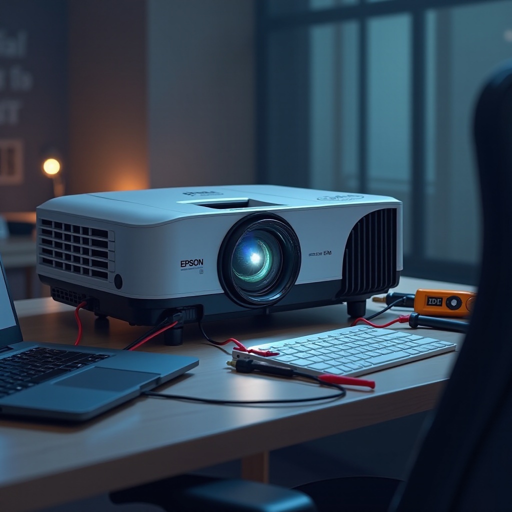proiectorul epson nu se aprinde