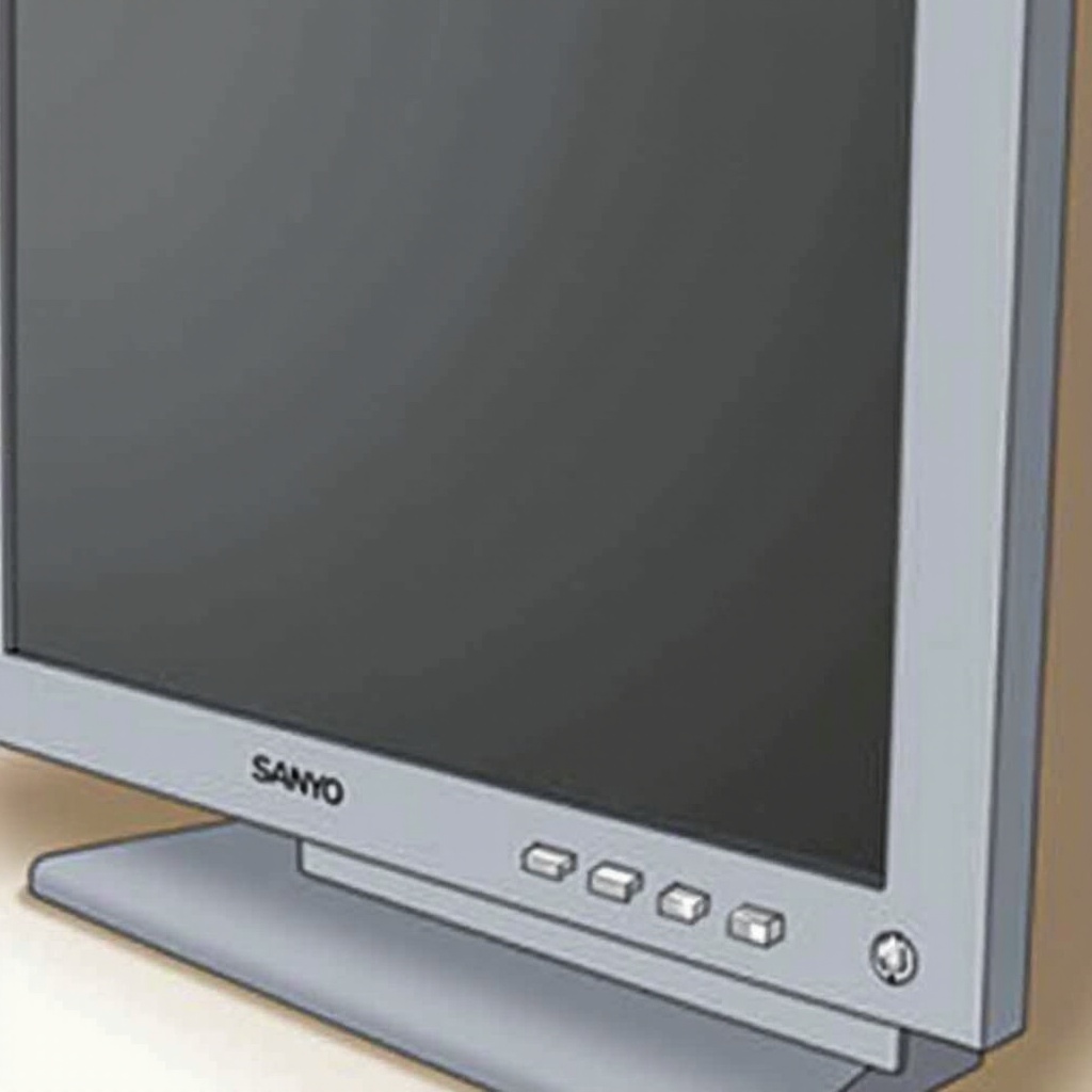 how to reset sanyo tv without remote