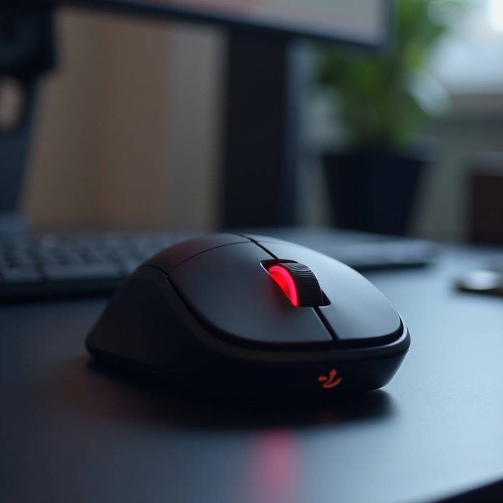 anker mouse blinking red