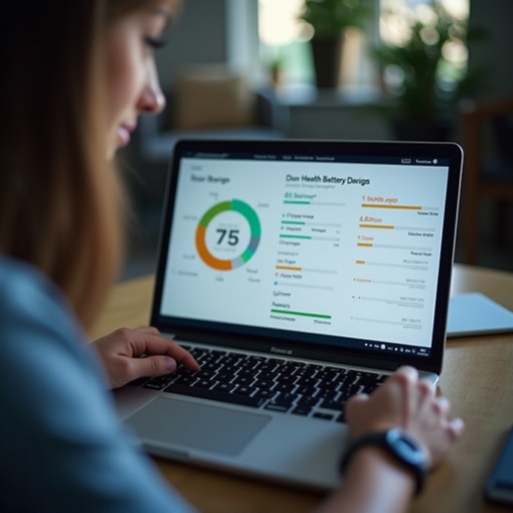 jak zkontrolovat výdrž baterie na notebooku