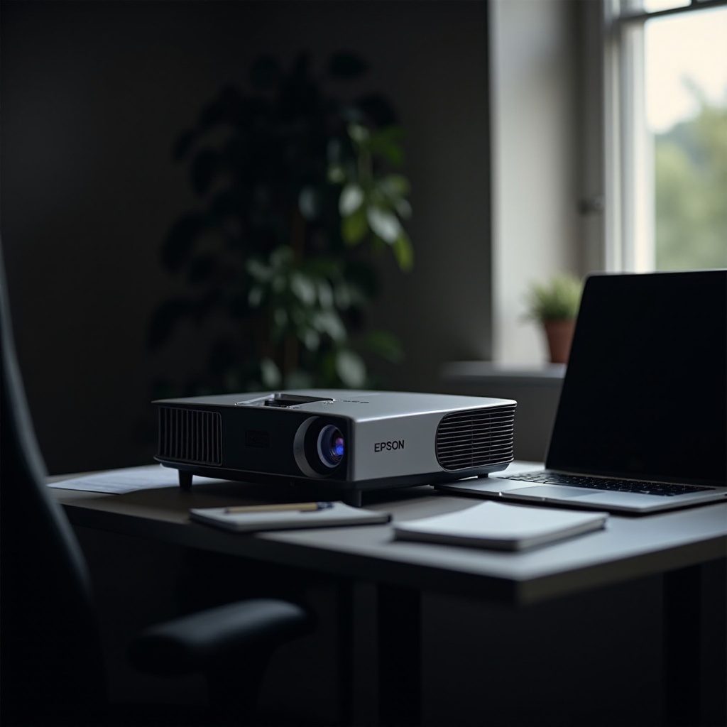 projektor epson nie włącza się