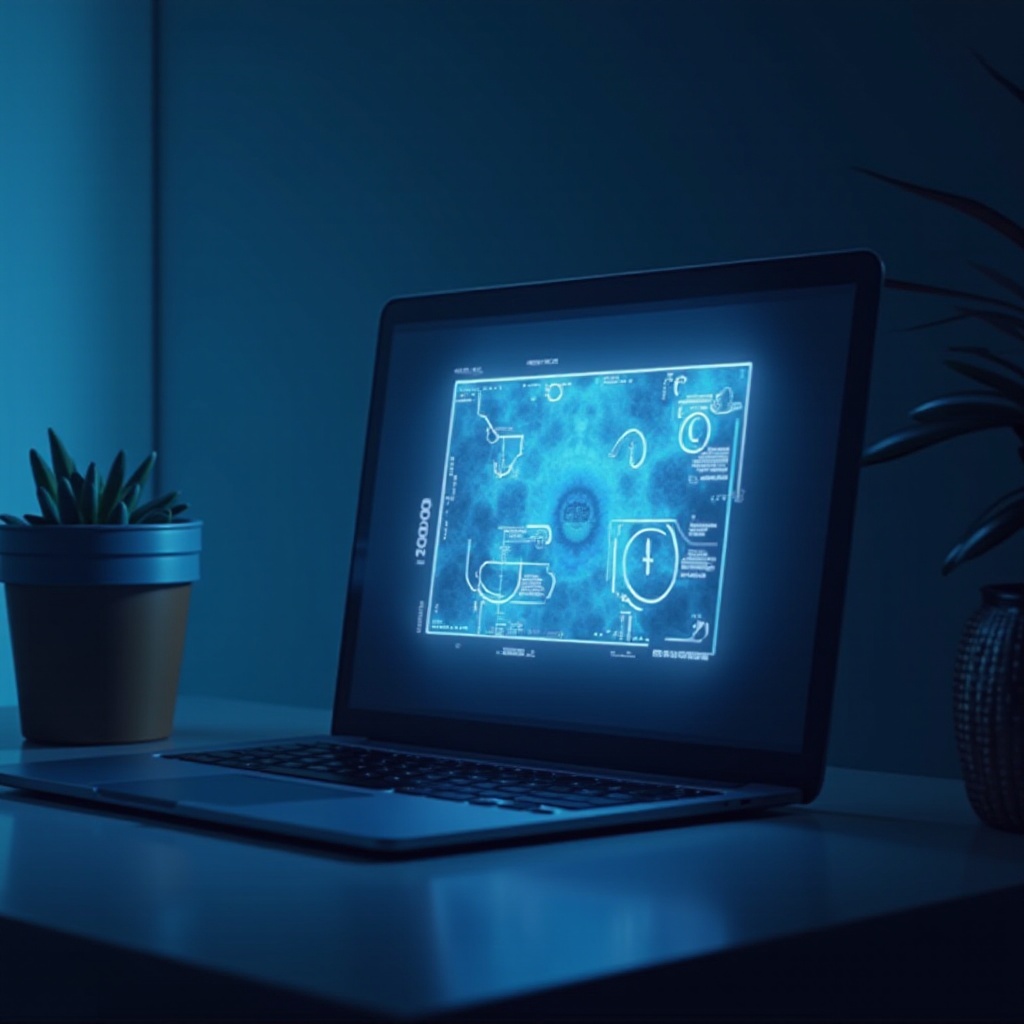 wypalenie ekranu laptopa