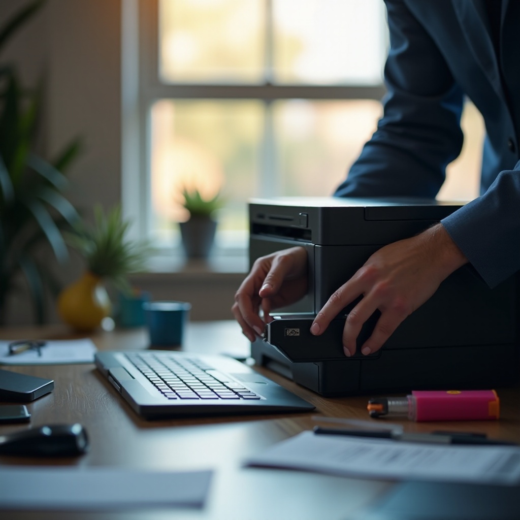 как заправить картридж принтера Brother