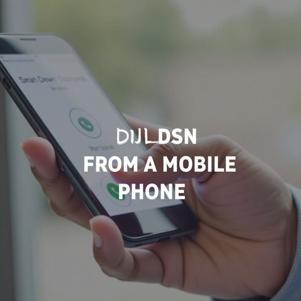 jak volat na dsn z mobilního telefonu