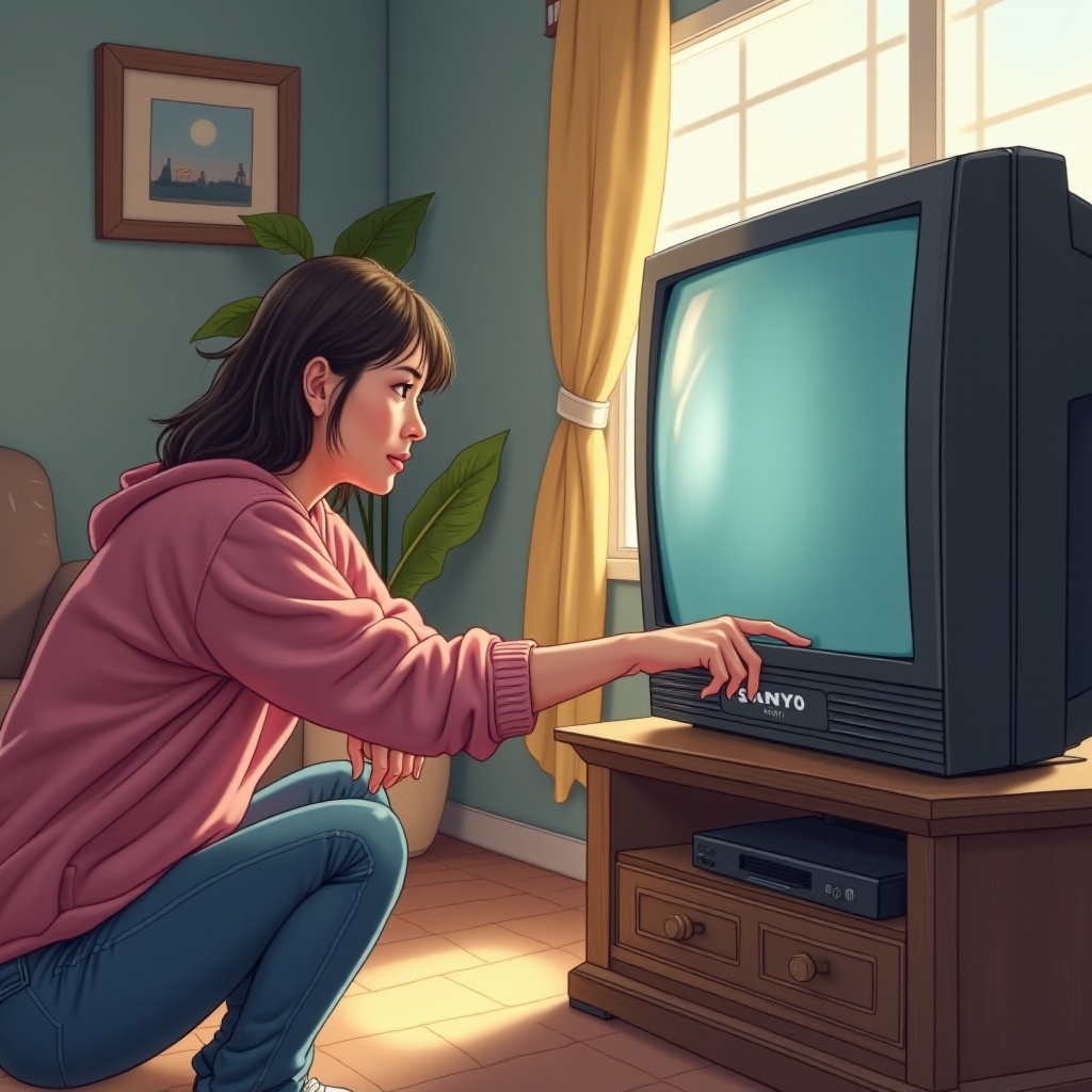 jak zresetować telewizor Sanyo bez pilota